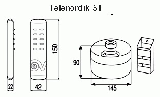 Ик-пульт Vortice Telenordik 5T, в описание